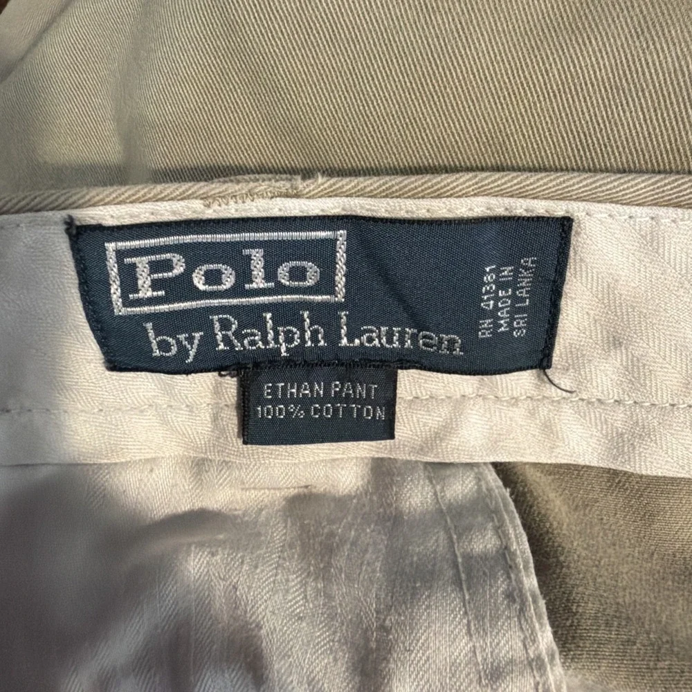 Polo‎ Ralph Lauren Ethan Chino Pants Mens 42 X 32 (FITS 41 X 31) Cotton Preppy